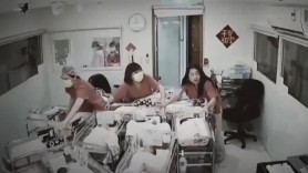 Cutremur în Taiwan. Momentul în care mai multe asistente îşi riscă vieţile pentru a proteja copiii nou născuţi